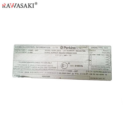 Original 1104C-44T ดีเซลเครื่องยนต์สมบูรณ์ Assy ต่อ Kins 1104C เครื่องยนต์มอเตอร์สำหรับ 3054C C4.4 74.5Kw