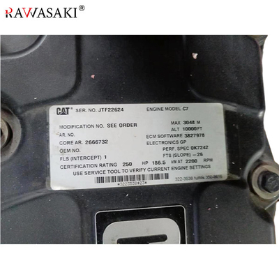 ชิ้นส่วนเครื่องจักรก่อสร้าง  C7 ชุดเครื่องยนต์ดั้งเดิมสำหรับเครื่องเจาะ Atlas Copco L6